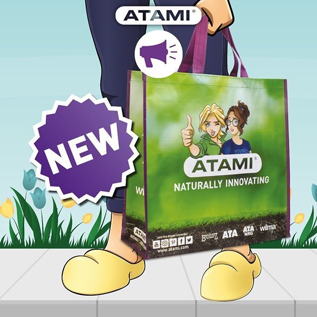 AtamiEU's tweet photo. The Atami Big Shopper is the latest addition of the Atami Lifestyle range. This light-weight shopping bag made of recycled material is ideal to carry your Atami products, groceries or other heavier goods with ease! Get your own Atami Big Shopper now and … https://t.co/rjFFl0CcpZ https://t.co/D4Oitydvdr