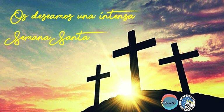 CDFCapuchinos's tweet photo. Os deseamos unos intensos días de celebración de la Semana Santa 2019. https://t.co/ly7057KohR