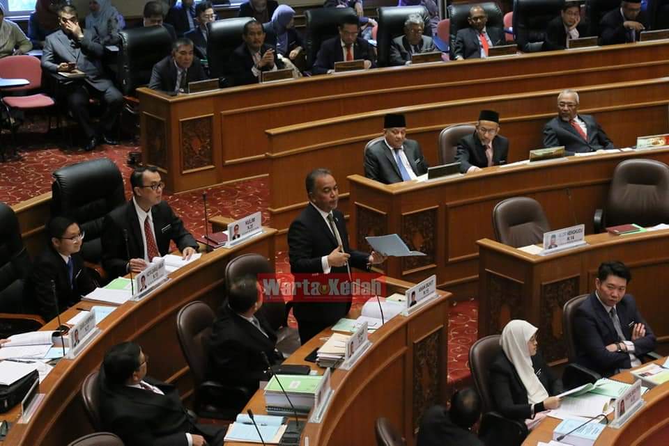 Pertama kali menghadiri Sidang DUN Kedah pada 15-16 April 2019