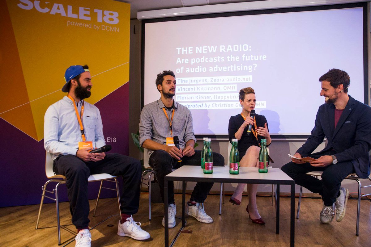 SCALE_Conf's tweet photo. #Podcast is the new rock&amp;roll – you can do it on anything, of any length and people would listen to it at any time and wherever they want, but is it really a heaven for advertisers? Learn from @OMRockstars, @zebra_net and @gethappybrush 📻 https://t.co/jl4BgpX171 📻 https://t.co/Zy9tQfgpKc