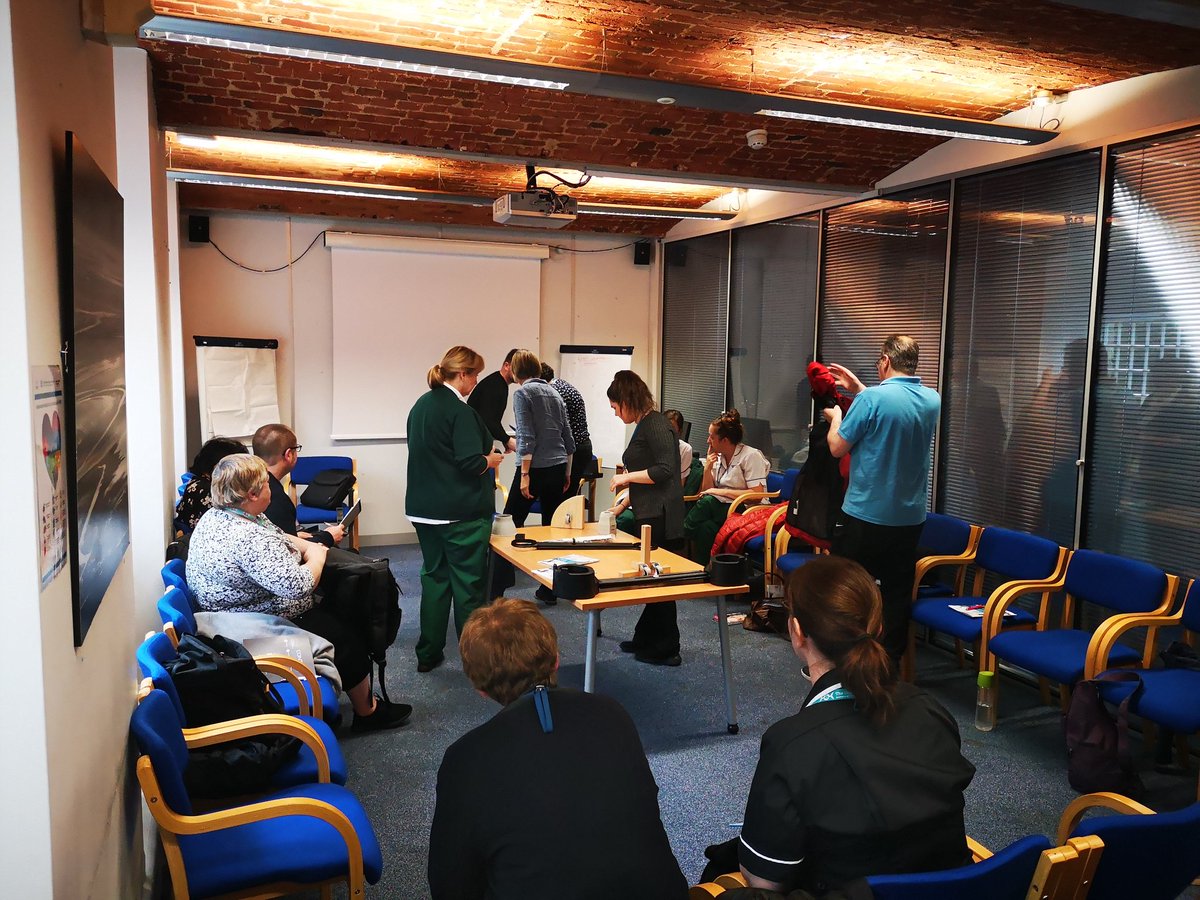 CtrsNorth's tweet photo. Getting our training on! All about furniture raising and integrated working for NHS and Social Care. @Langham_GE @TherapiesRLI @UHMBT @BTHTherapies @LancashireCare @LancashireCC #weallwantthebest #patientsafety #therapytogether #cpd #learningtogether https://t.co/ywEs2MwL8l