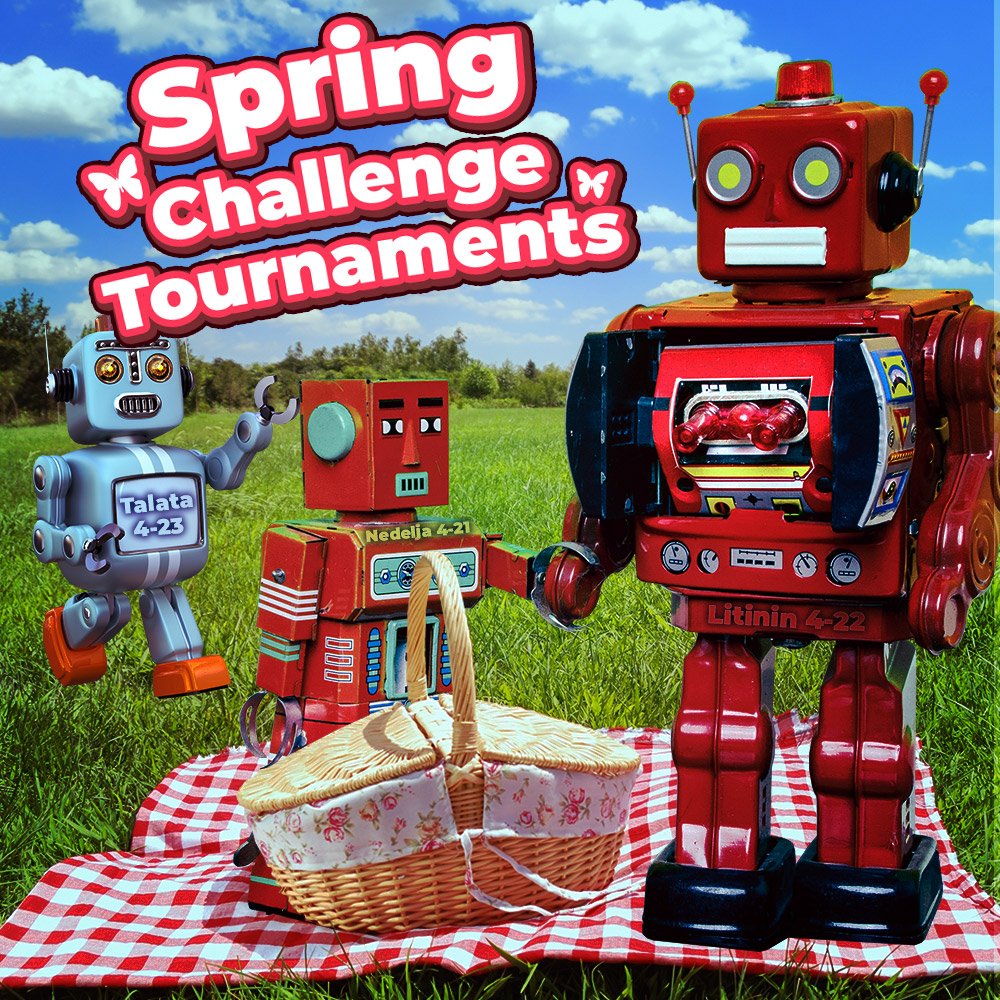 PokerLivePro's tweet photo. 🤖 Spring Challenge is still on 🤖
Take part in Spring Challenge tournaments: Ra Apa 4-17, Alakamisy 4-18 or Talata 4-23 and many others! #Spring and #robots are here!

Facebook, phones and tablets 👉 https://t.co/7i9qu8vFB2 
GameDesire 👉 https://t.co/WwUj7xyTfD …

#poker https://t.co/wMWffHQBhA