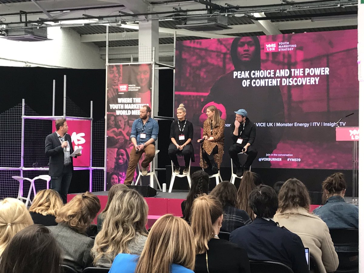 WatchInsightTV's tweet photo. Our Marketing and PR Director @JennaVaartimo on stage at the #YouthMarketingSummit in #London talking about content discovery #InfluencerMarketing https://t.co/3rsc42uMhp