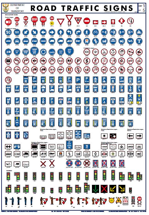 South African Road Signs