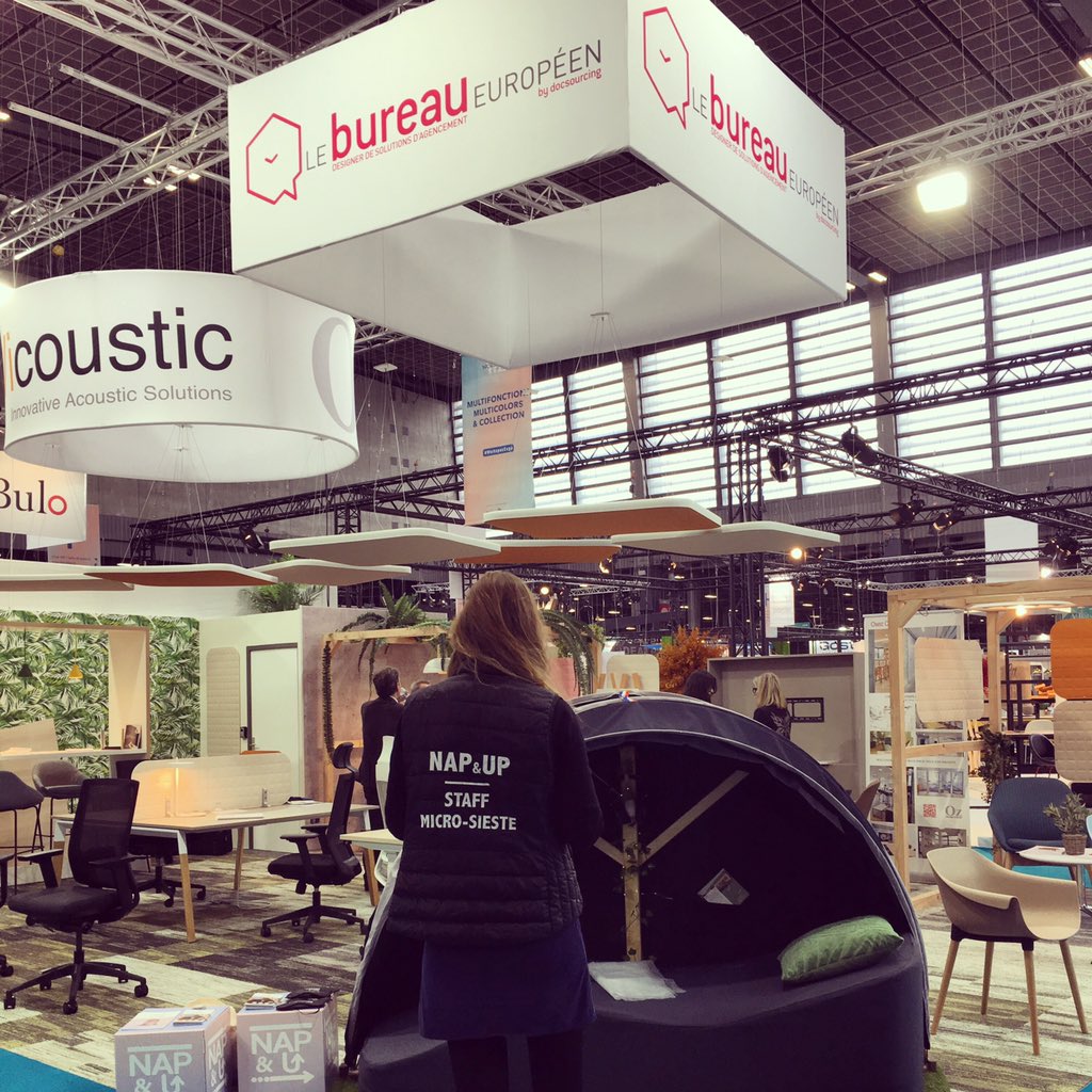 NapandUp's tweet photo. Le staff micro-sieste est présent sur Workspace du 16 au 18 avril sur le stand de OZ Consulting👨🏻💼👩🏼💼 Venez à notre rencontre 😁
#sieste #microsieste #workspace #workspace2019 #siesteautravail #salledesieste #qvt #rse https://t.co/xvqc9NewdN