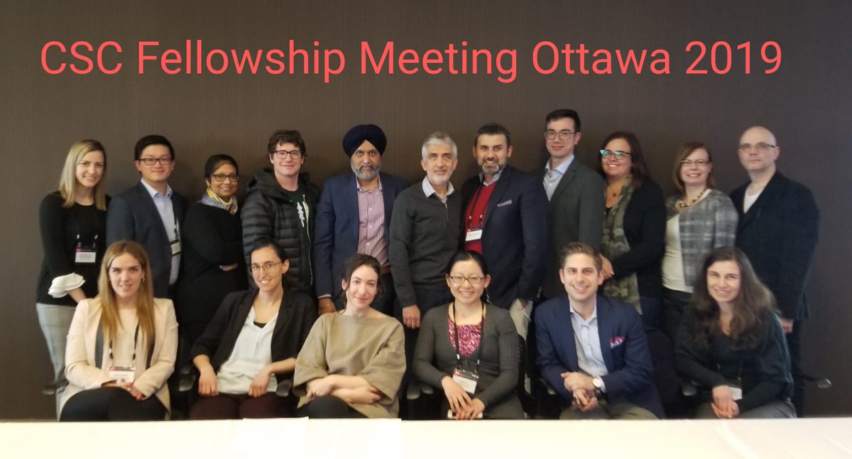 CSC’s Stroke Fellowship Certification program held an in-person meeting recently in Ottawa. This program will facilitate standardization of advanced stroke training and evaluation of trainees across Canada. Stay tuned! #StrokeCare #StrokePrevention