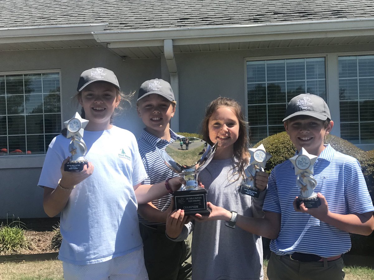 PSS_D7's tweet photo. Congratulations to our Pine Street School golfers. Winners of the Spartanburg County First Tee Challenge!!! #2yearsinarow #foreverpine @SchoolDistrict7 @denreg71 https://t.co/azaffGPj0y