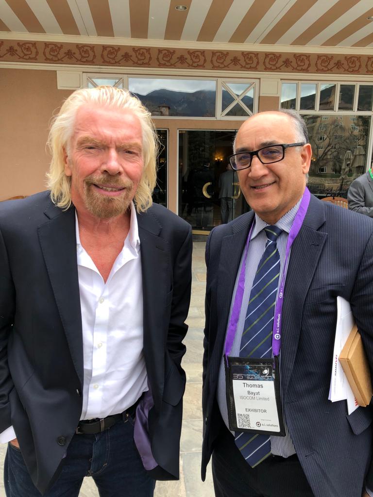 isocomuk's tweet photo. Another successful year at @SpaceFoundation's 35th #spacesymposium, we met up with many attendee's including our friends &amp; U.S Distributors @DataDeviceCorp and our MD Thomas @Optocoupler was incredibly fortunate to meet Sir @richardbranson and discuss the #VirginGalactic project! https://t.co/FNxi2i76ft