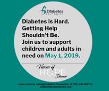 Smardii supports the Diabetes Foundation, Inc.
We are here to help those who are living with #Diabetes. Support our cause, the children and adults who need it most, by joining us at our Visions of Hope Dinner on May 1. 

Tickets available here: bit.ly/2FdWFJo