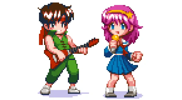 2人だけど集合

サイコソルジャー
PSYCHO SOLDIER
#SNK #ドット絵 #pixelart 