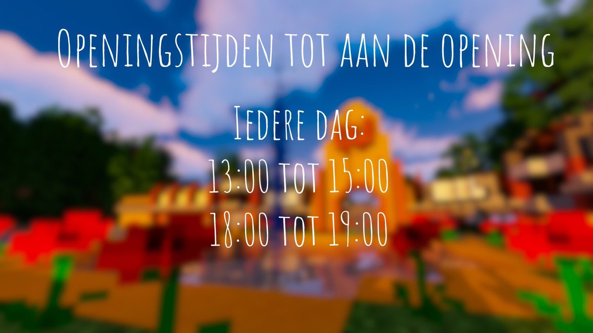 WalibiCraft_eu's tweet photo. Wij zijn nu ook in de avond bezoekbaar! 👀🎉 (De avond tijden gaan in op 17 April! https://t.co/fofkqYfN7G