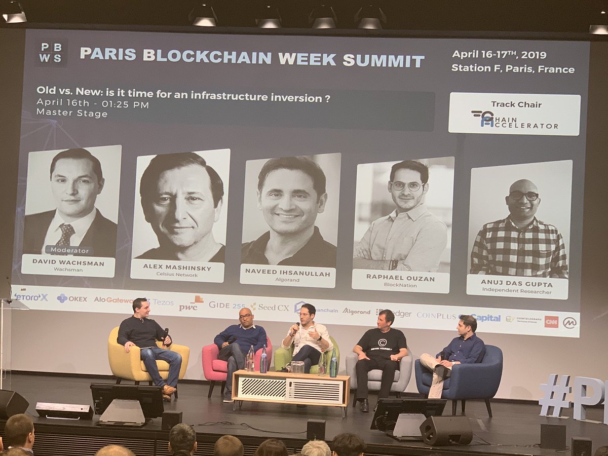 GoodStephV's tweet image. “Enterprises are looking for solutions in things that don’t work” @raphaelouzan 
@PBWSummit @ParisBlockWeek  #ParisBlockchainConference