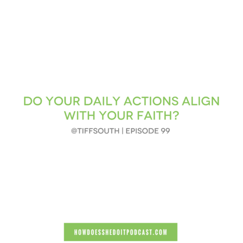Aligning your actions with your faith requires more than a certain feeling or amount of faith. We wrap up the Check Your Energy and Focus Series and explore how our actions need to be realigned to match our words. #HowDoesShePod… howdoesshedoitpodcast.com/aligning-your-…
