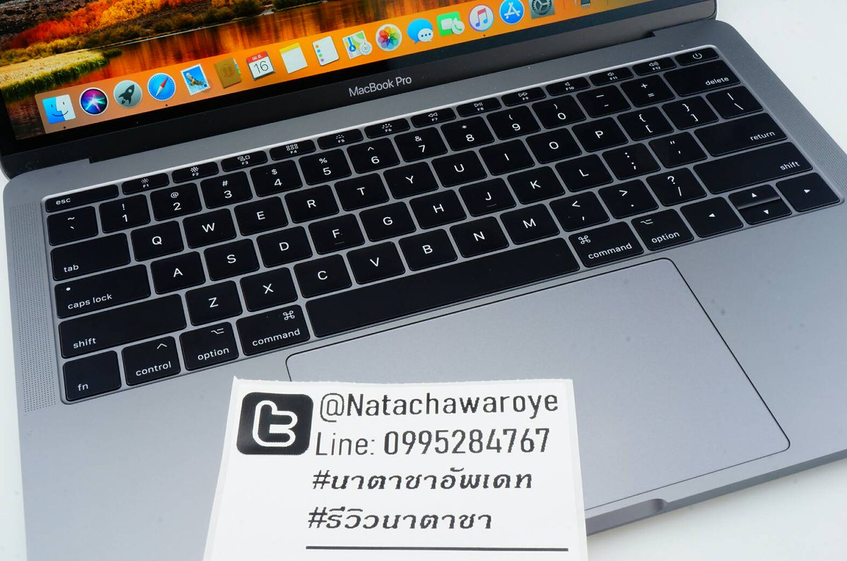 Crescent_moon42's tweet image. #นาตาชาอัพเดท 
#MacBookPro2017
ราคา 37,900.- บาท
(13-inch 2017 Two Tunderbolt 3 Ports)
Intel Core i5 2.3Ghz, Ram 8GB,SSD 256GB
เสปก
CPU: intel Core i5 2.3Ghz 
RAM: 8GB/2133 DDR3
HD: SSD 256GB
VGA: Intel Iris Plus 640 1.5GB
LCD: Ratina ขนาด 13.3 นิ้ว(2560*1600) (มีต่อ)