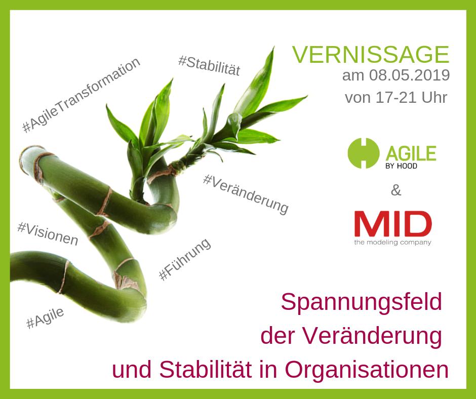MIDGmbH's tweet photo. Am 8. Mai noch nichts #agiles vor? Dann kommen Sie vorbei!
Für alle, die etwas bewegen wollen, aber noch zw. dem Bedürfnis von #Stabilität &amp; #Veränderung schwanken: Lassen Sie uns auf unserer Vernissage diskutieren &amp; sich inspirieren! https://t.co/xs3l9Arf6q
#AgileTransformation https://t.co/lsVHb0BqmH