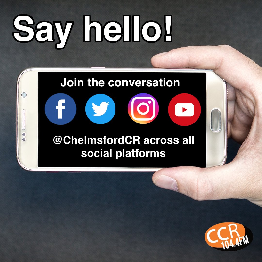 ChelmsfordCR's tweet photo. Did you know you can find us across all social media platforms? Just search for ChelmsfordCR and say hi! https://t.co/8DcJzP8nnL