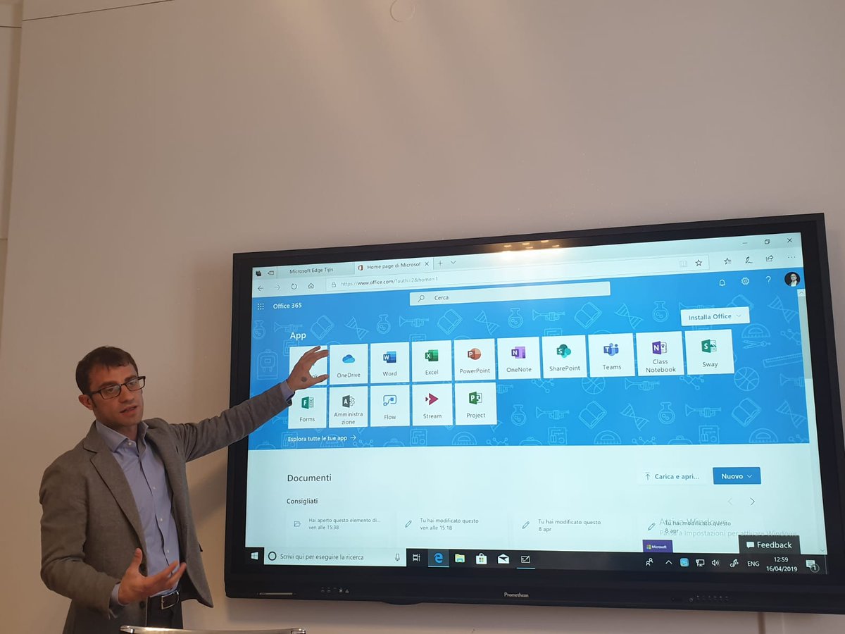 Oggi siamo da @Promethean_IT a #Milano per mostrare le innumerevoli opportunità che legano i monitor #Promethean e #Windows10 e #Office365

Grazie a <a href="/dicamillodavide/">davide di camillo</a> per la professionalità e chiarezza💪🤩

#MicrosoftEDU #Microsoft #MinecraftEdu