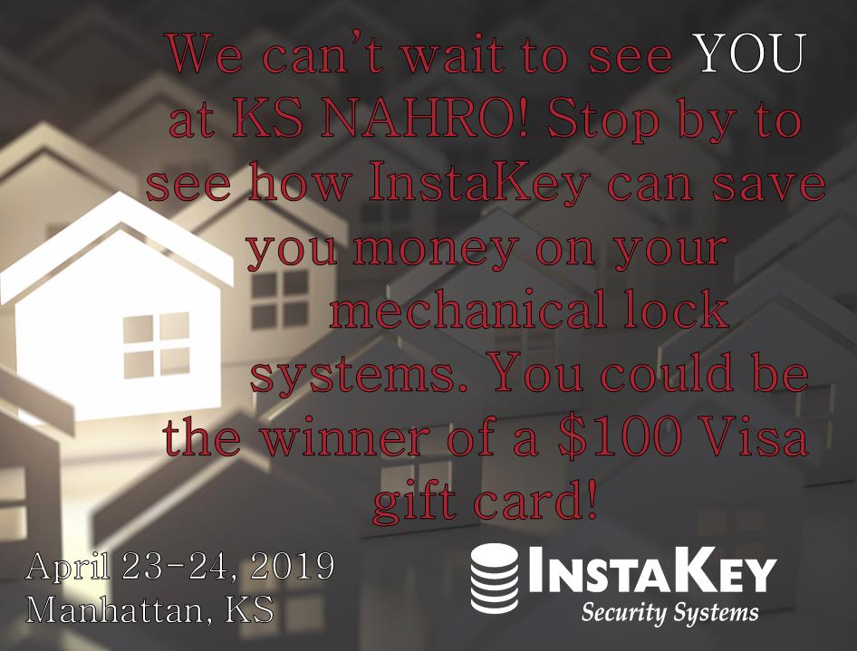 InstaKey's tweet photo. We'll see you at the KS NAHRO Spring Conference next week! Be sure to stop by InstaKey's table to say hello and see how we can improve your mechanical lock & key system.
#InstaKey #NAHRO #KSNAHRO #PublicHousing #KeySystems https://t.co/hcY0cqTk2h