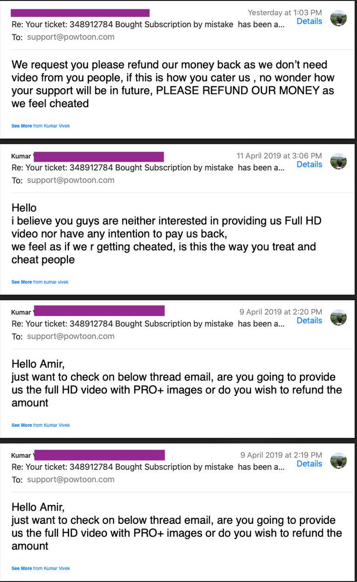 kvivek0610's tweet image. This is how Powtoon cheats you beware
#powtoon #animaker #moovly