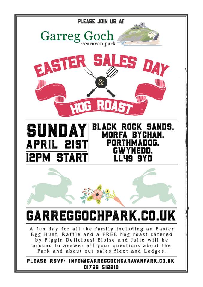 garreggochpark's tweet photo. Get your #HogRoast on this weekend at our #Easter Sales Event on Sunday 21st April from 12pm-3pm.

Check out our blog for more information
 https://t.co/vwgGMO7LuA https://t.co/D2HOeJERTK