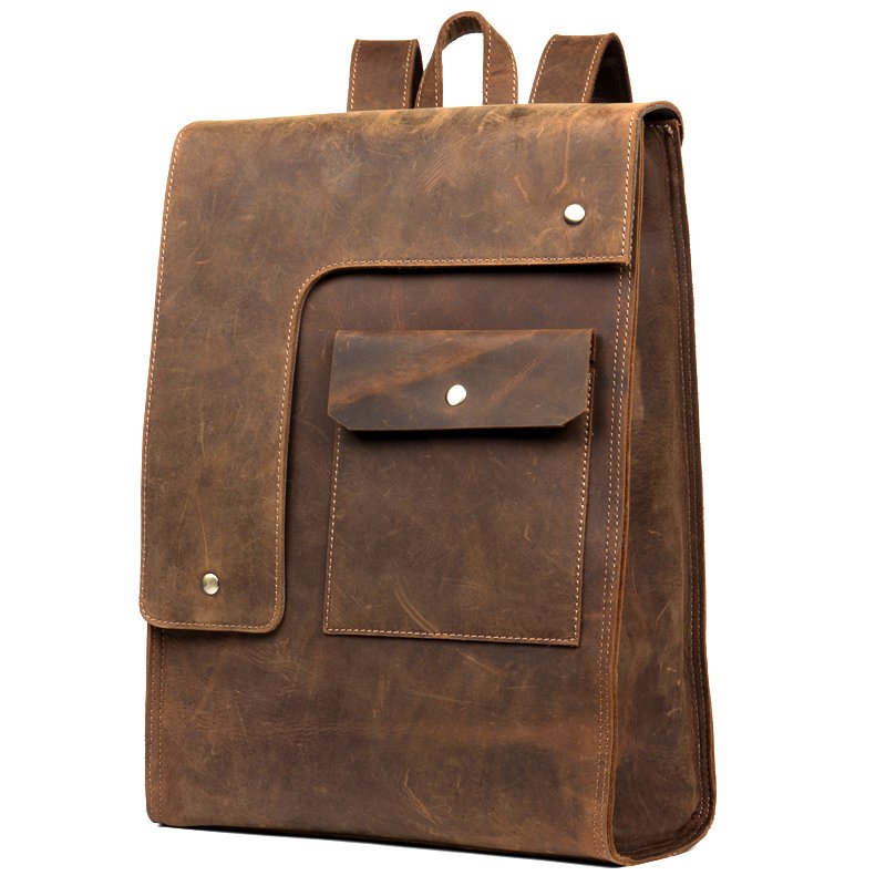 vintage square backpack