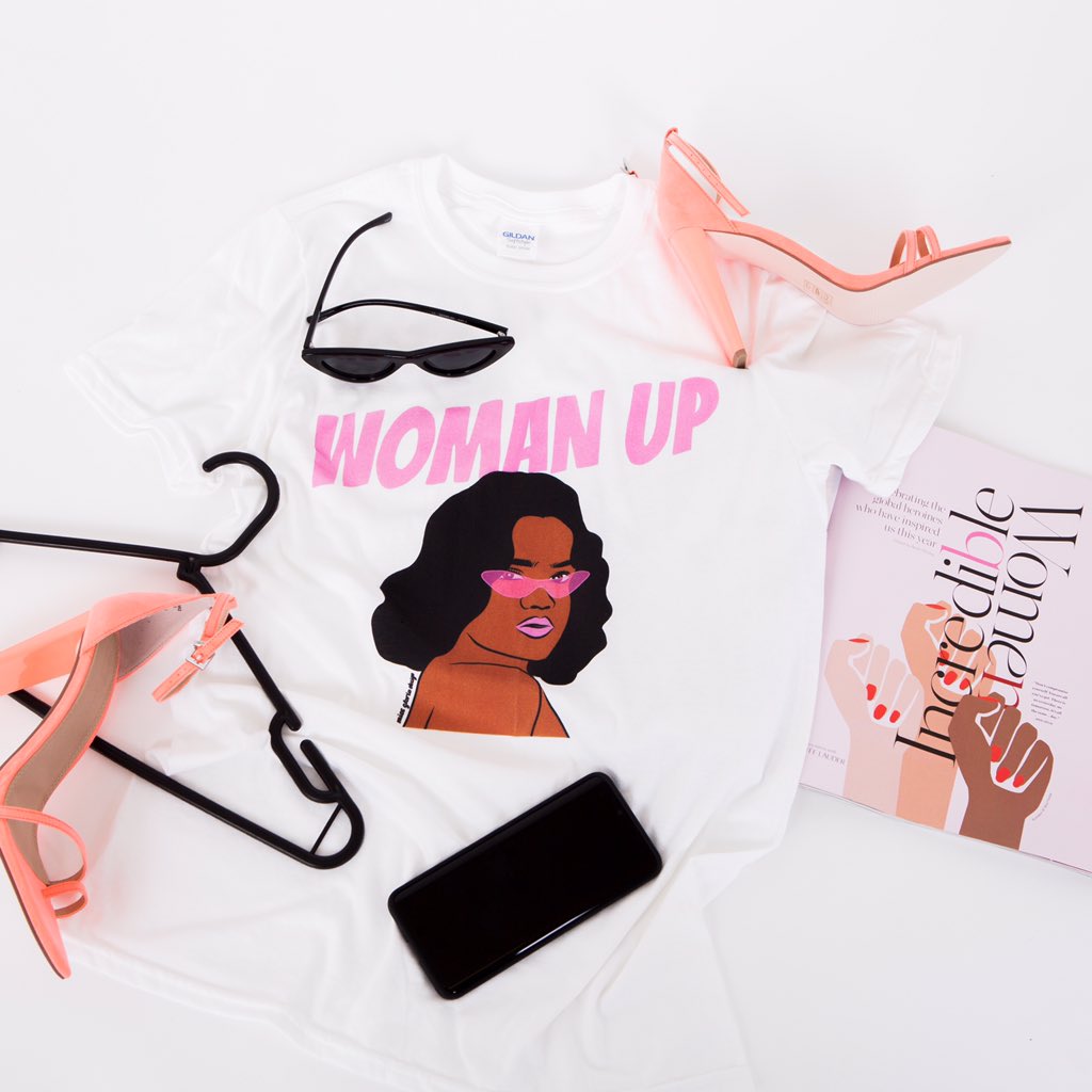 MissGloriaDS's tweet photo. We designed the official T-shirt’s for @WChildCancer’s 2019 #WomanUp campaign 💕 

All profits go towards empowering and upskilling female nurses within developing countries. Head over to our Insta to read the full story and buy a t-shirt here! >> https://t.co/MBBBDMqLEe https://t.co/e4woehiC3K