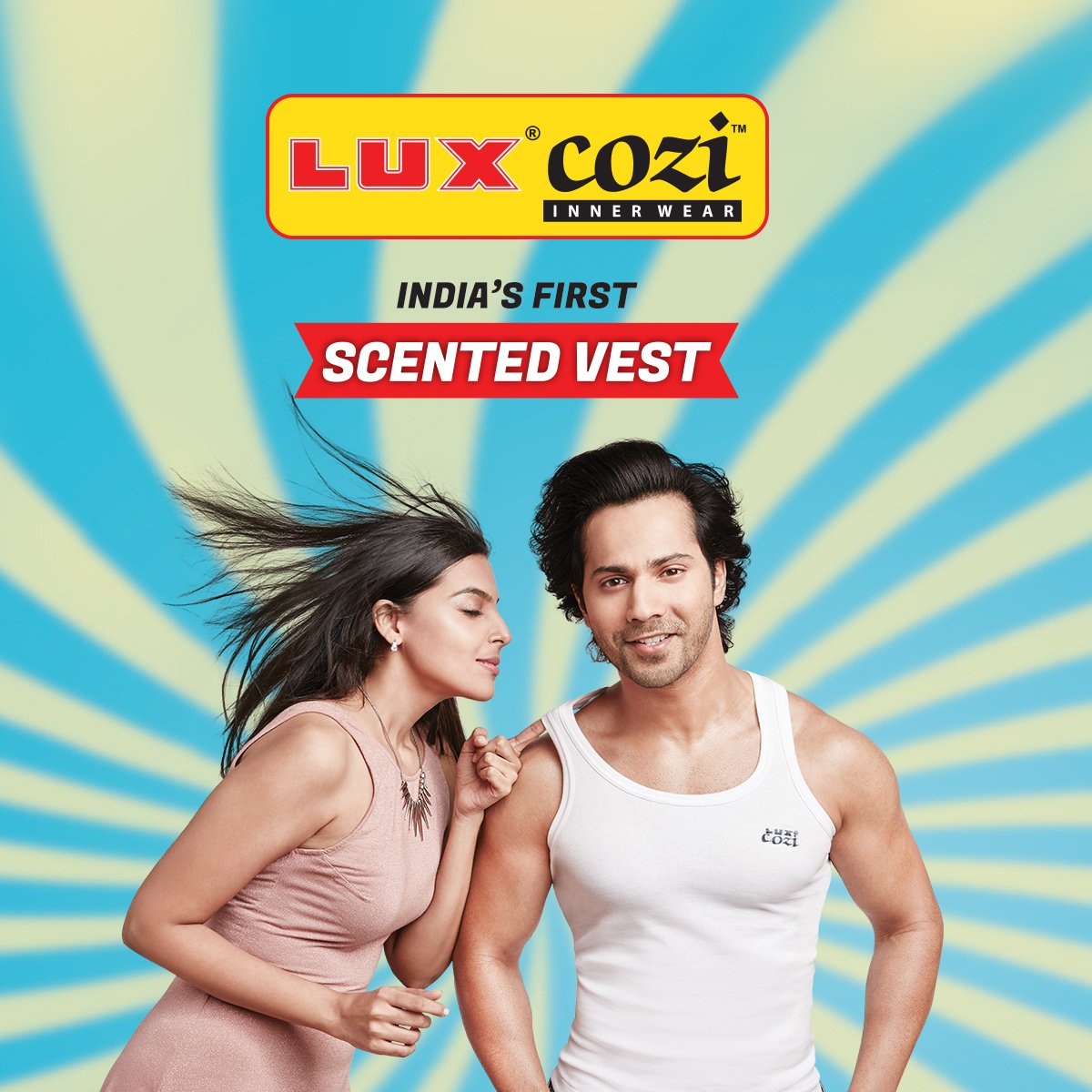 Lux Cozi on X: Lux Cozi Launches India's First Scented Vest #ScentedVest  #Indiasfirst #VarunDhawan #LuxCozi #IndiasFirstScentedVest   / X