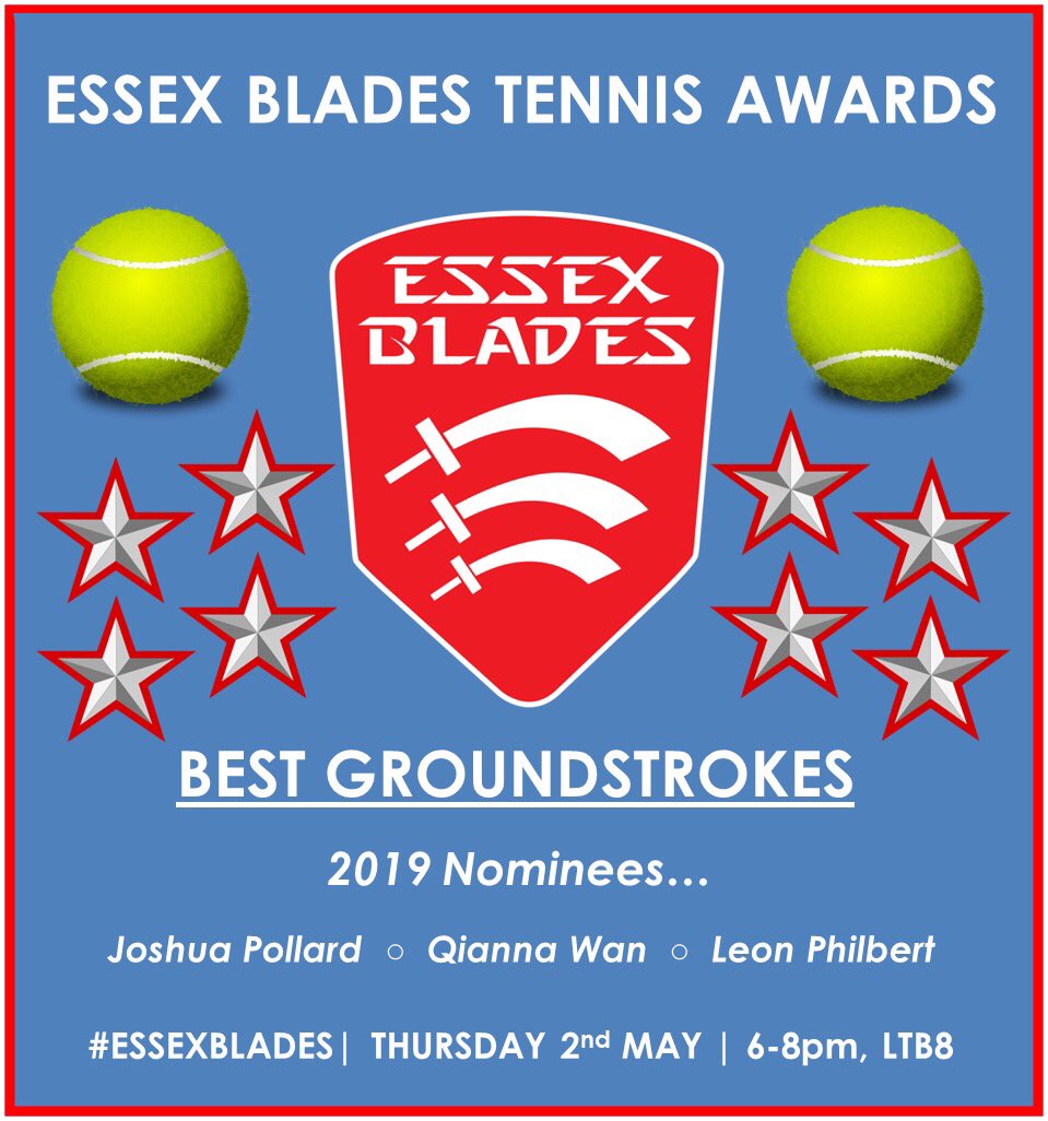 Tennis club awards! 🎾 Best groundstrokes nominees: Joshua Pollard, Qianna Wan and Leon Philbert.