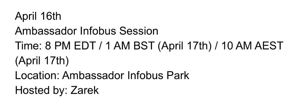 ZarekHabbo's tweet image. Reminder:

@Habbo Ambassador Infobus Session will be starting in about 11 hours and 40 mins! 

Can’t wait to see you there. 
#AmbInfobus #HabboSafety #LoadTheBus #WhyAmIInLine #WhyIsEveryoneHere