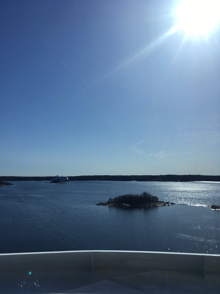 The Sea is at Sea with #SciCruise2019! School children, families enjoying science and wonderful #BalticSea                             scicruise.fi   <a href="/aboakademi/">Åbo Akademi University</a>  @vikingline_se <a href="/vikingline_fi/">Viking Line Suomi</a>