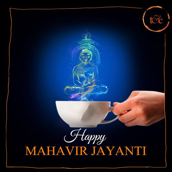 TnC_India's tweet photo. May the teachings of lord Mahavir enlighten your soul, body and mind with knowledge and peace today and the days to come. #HappyMahavirJayanti to all.
#TeaAndConversations #MahavirJayanti #Jain #Festival #FestivalsOfIndia #Traditions #ReligionOfPeace #MahavirJayanti2019 #Jainism https://t.co/woTbv7h5oz