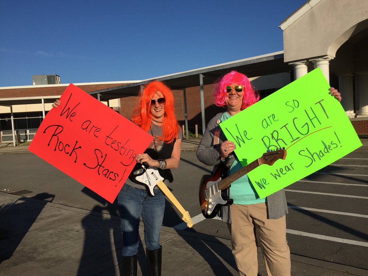 BCMS News...Thanks to Mrs. Teresa and Miss Melanie for rocking TCAPS this week!!