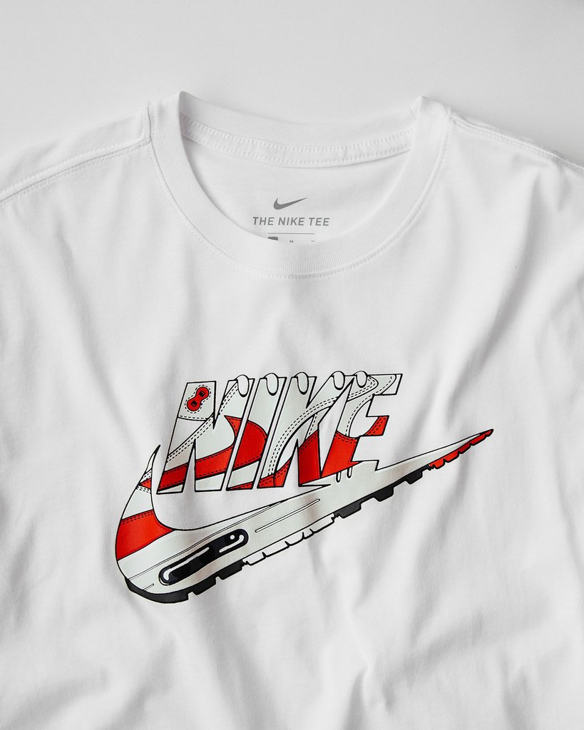 nike air max t shirt white