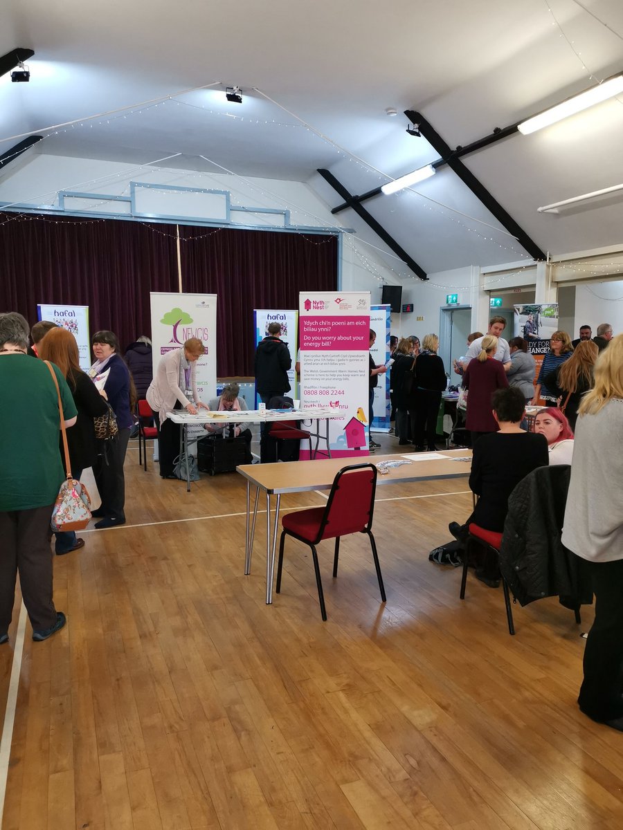 nwwc_community's tweet photo. Our volunteer Rachel has done an amazing job with our stand at @Hafal_ Spring Information Event. Come along to Trefnant Village Hall for cake, tea and lots of info on local organisations! https://t.co/fLet5zxWTp