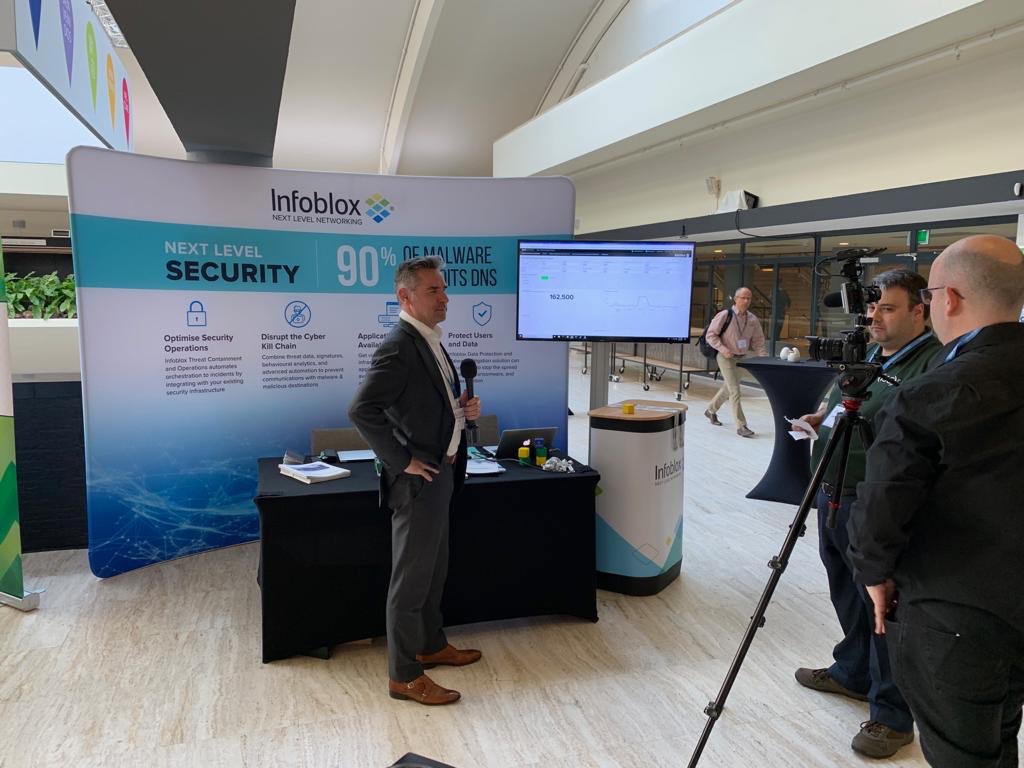 DutchMartin's tweet photo. Hope it made sense :-) #interview #infoblox #isc2 #securitysummit2019 https://t.co/3N8fj3eUs9