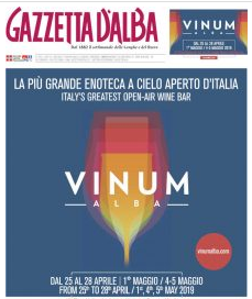 ‼️ LEGGI LO SPECIALE DI Gazzetta d'Alba DEDICATO A VINUM ‼️
Con il numero di oggi è possibile ritirare lo 👉 SPECIALE, di 48 pagine con articoli in italiano e in inglese, dedicati alla più grande enoteca a cielo aperto d'Italia.
#vinumalba