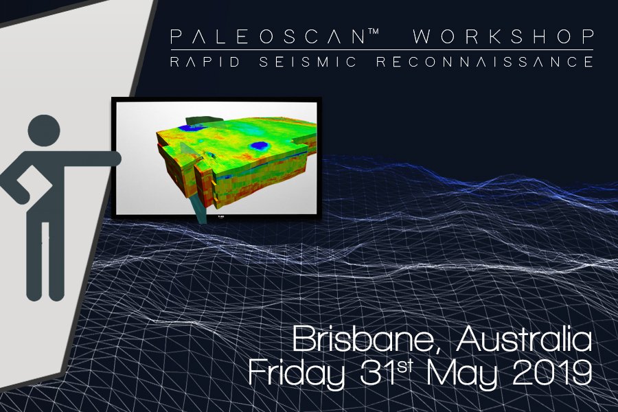 eliiscom's tweet photo. Participate to the first #PaleoScan™  Workshop "Rapid Seismic Reconnaissance" in #Brisbane, AU the 31st of May! You can register now! https://t.co/yGTI84Ipru https://t.co/C9aQ18bIBk