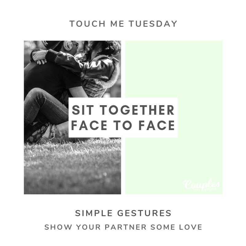 CouplesToyStore's tweet image. #touchmetuesday Here's an idea. When you are unwinding after a long work day, curl up in each other's laps and sit #facetoface. This is the perfect opportunity to sneak some #kisses in as well as feel your bodies #touching. #physicaltouch #lovelanguage couplestoystore.com