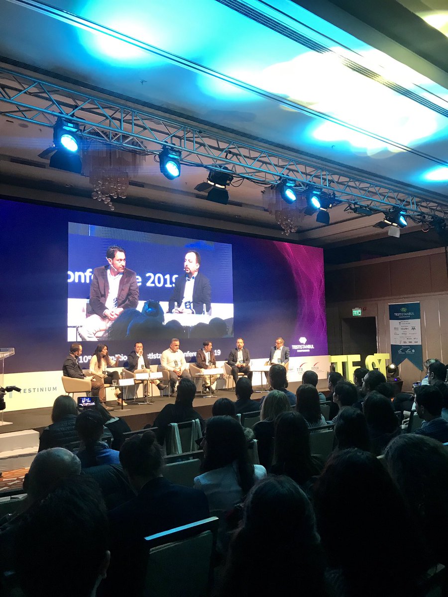 Panel has just started.
“Test Engineer X.0 in Action” #TestIstanbul