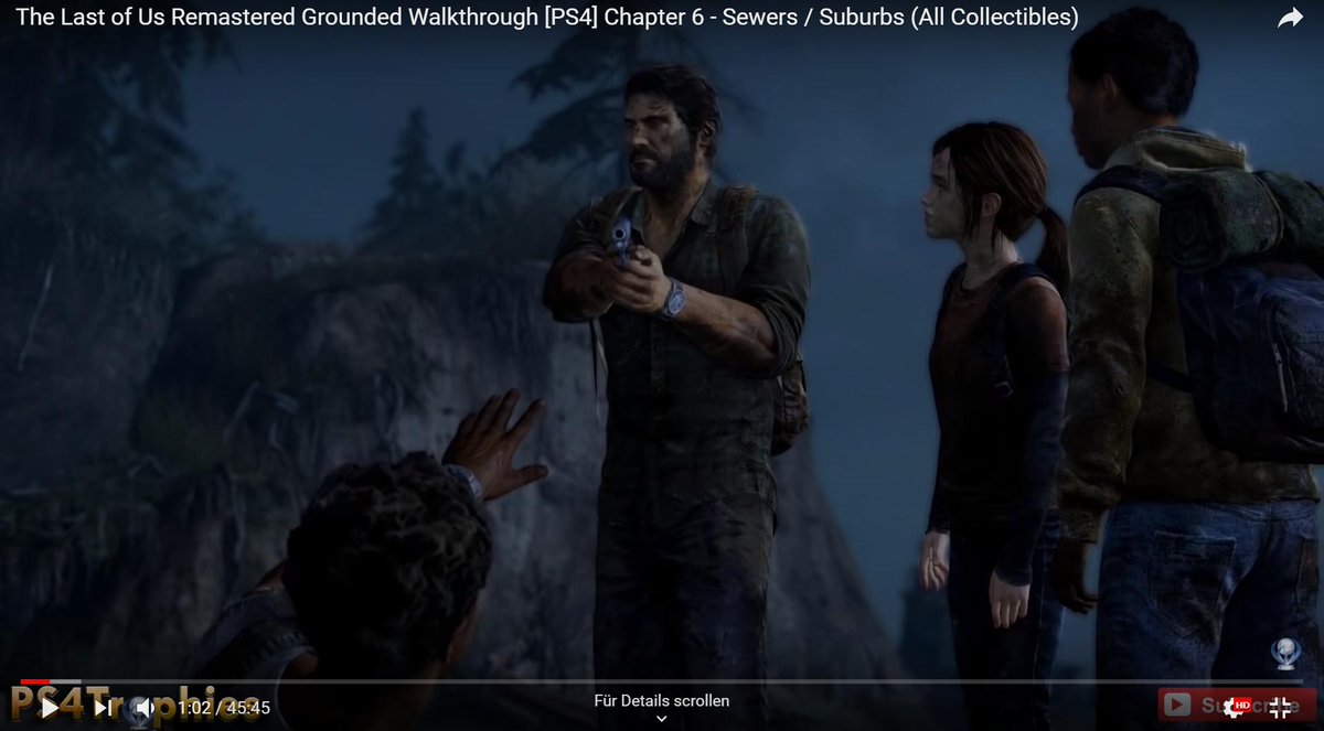 tlouplat's tweet photo. @PlayingUs #PlayingWithTheEnd19 After having played Joel for a while now I realized that I genuinely had no idea at this scene wether Joel was going to shoot Henry or not. I think it's great that a game can still do that 6 chapters in. https://t.co/kQts65sJP9