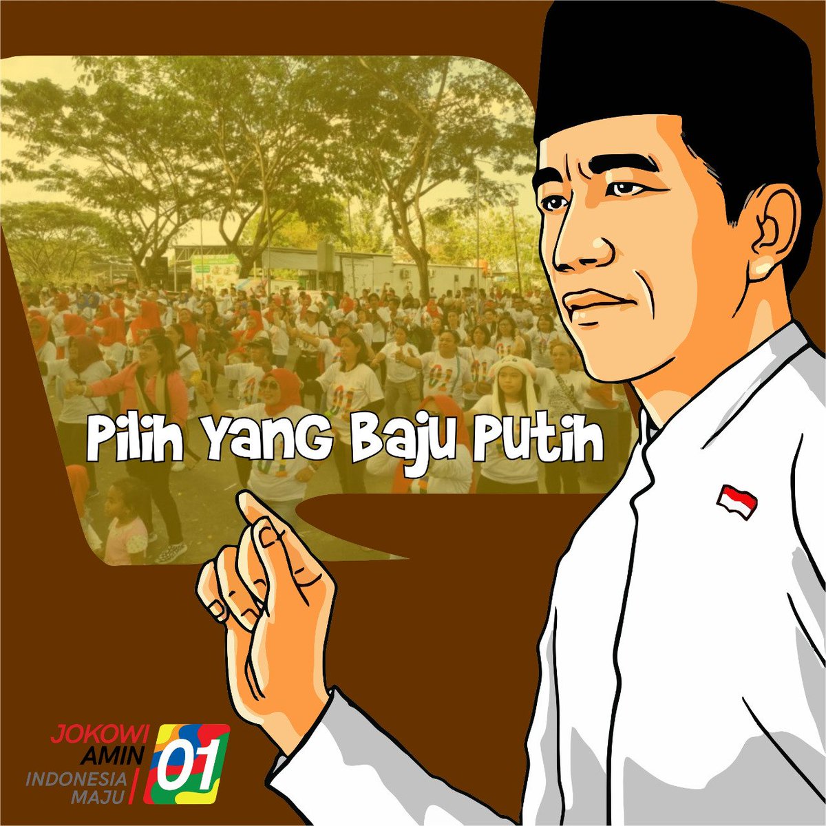 Cuber1310 (@cuber1310) on Twitter photo Besok putihkan indonesia, pakde <a href="/jokowi/">Joko Widodo</a> dan abah <a href="/Kiyai_MarufAmin/">KH. Ma'ruf Amin</a>
#PilihYgBajuPutih #PilihYgJelasIslamnya #PilihOrangBaik Besok putihkan indonesia, pakde <a href="/jokowi/">Joko Widodo</a> dan abah <a href="/Kiyai_MarufAmin/">KH. Ma'ruf Amin</a>
#PilihYgBajuPutih #PilihYgJelasIslamnya #PilihOrangBaik