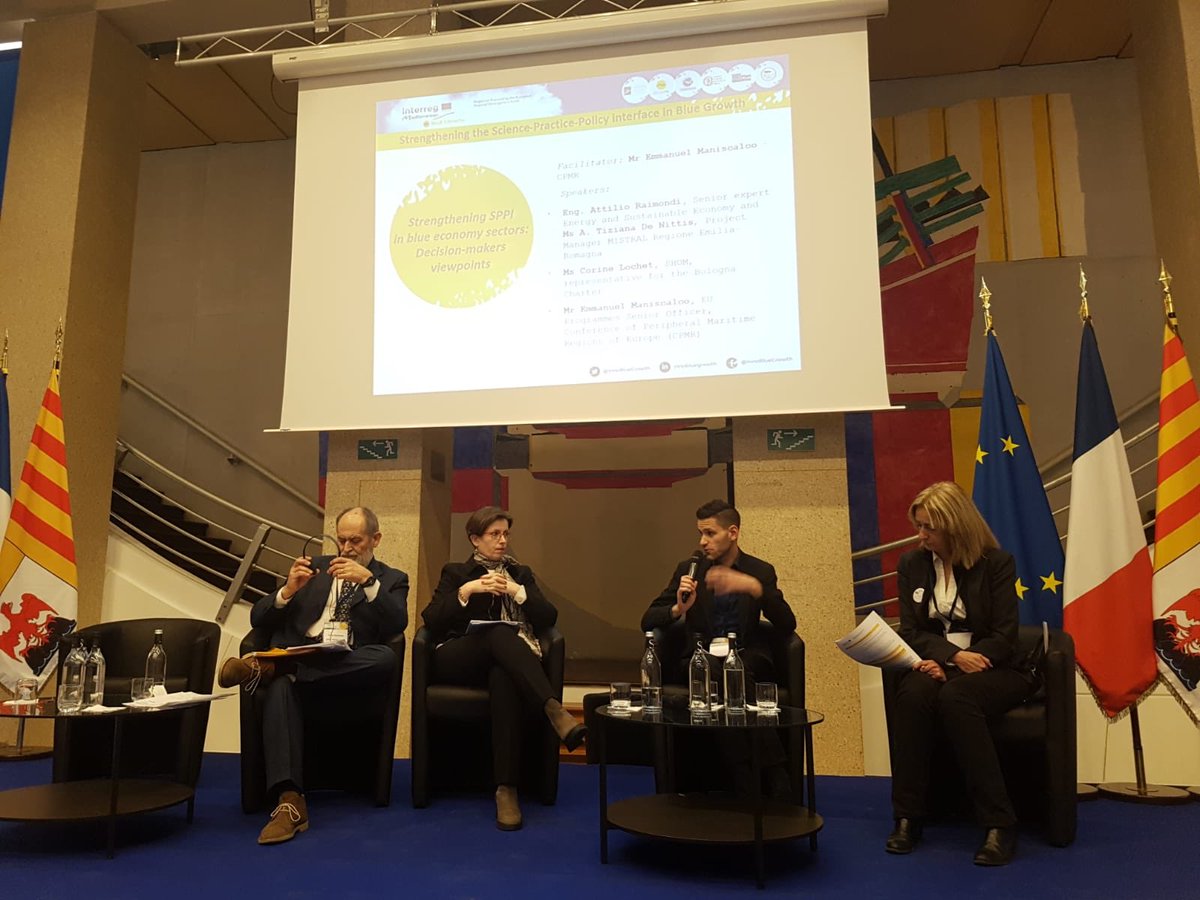 CoEVOLVEmed's tweet photo. #Corine #Lochet from @shom_fr (French Hydrographic and Oceanographic Service) presented the #Bologna #Charter as a best practice example to strengthen #Science #Practice #Policy interface in the field of coastal management and protection at @InnoBlueGrowth #Capitalisation event https://t.co/Qb77zYeYJU