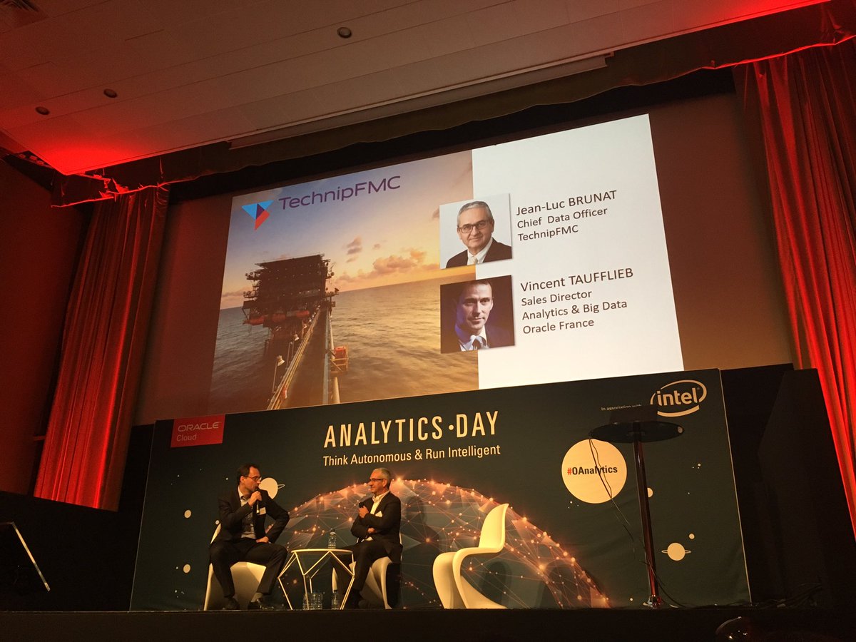 Oracle_France's tweet image. 🎙 Témoignage client : Jean-Luc Brunat, Chief Data Officer chez TechnipFMC parle de la refonte et la modernisation du décisionnel Finance #ERP avec Oracle Analytics #Cloud. #OAnalytics