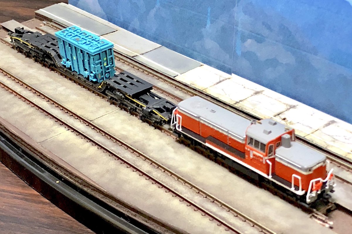 100均ケースジオラマ