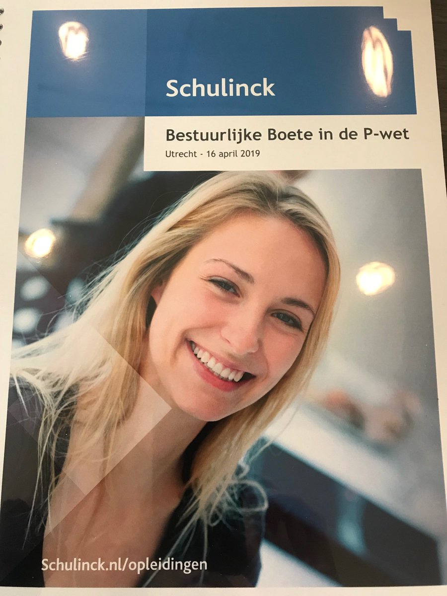 In één dag op de hoogte zijn van alle ins en outs van de #bestuurlijke boete #participatiewet ? #Schulinck