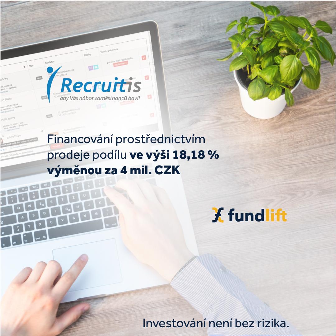 Spouštíme podílovou kampaň!

Firma ČESKÝ TRH PRÁCE s.r.o. nabízí 18,18 % podílu za 4 000 000 Kč. Prostředky poptává na rozvoj firmy a expanzi do zahraničí s unikátním náborovým softwarem Recruitis. Více na bit.ly/Recruitis

Investování není bez rizika.
#investice