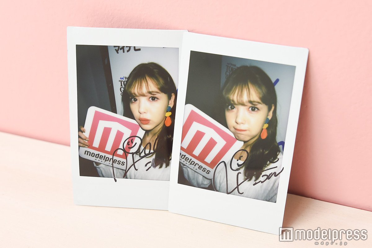 プレゼント😍】 #藤田ニコル 直筆サイン入りチェキを2名様に🎁 ①