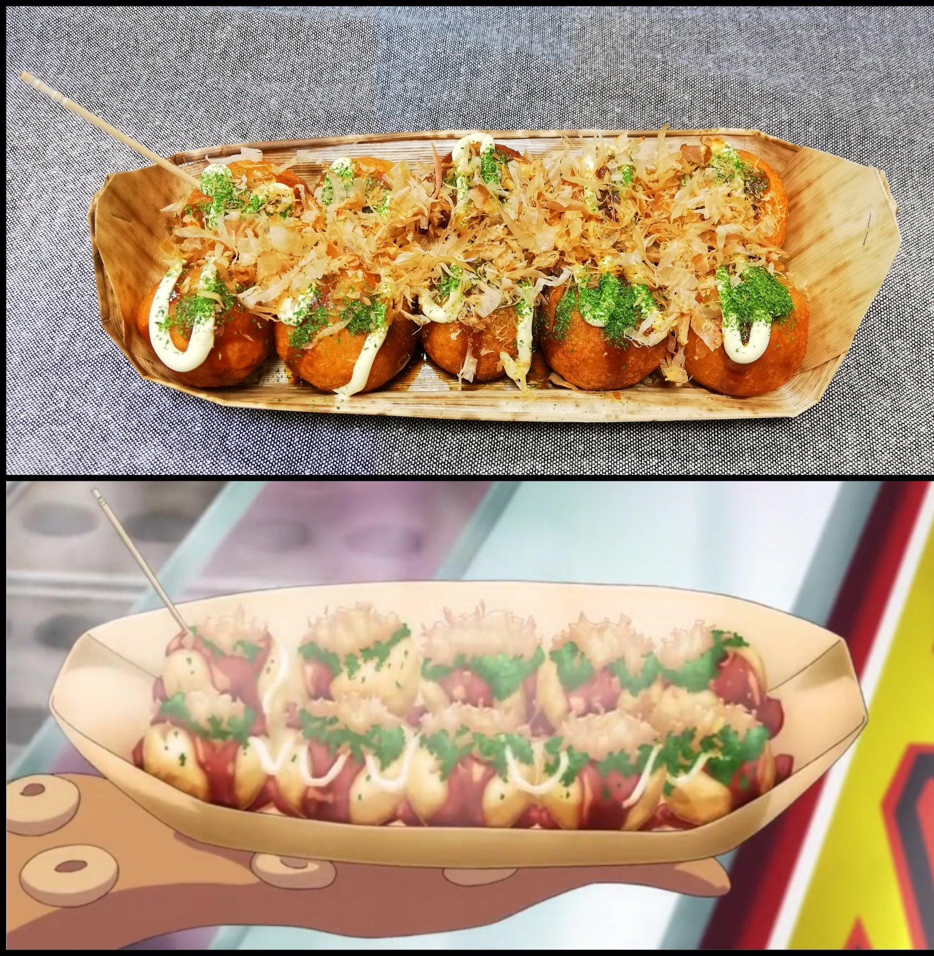 シャンプー 再現料理人 Robihachi 第2話 より 火星人のtakoyaki これが火星人の足 むしろスゲー できました 冒頭で 想像を絶するグルメ とナレーションが入ってた これはsf飯テロアニメかなぁ 2人の掛け合いも面白い回だった