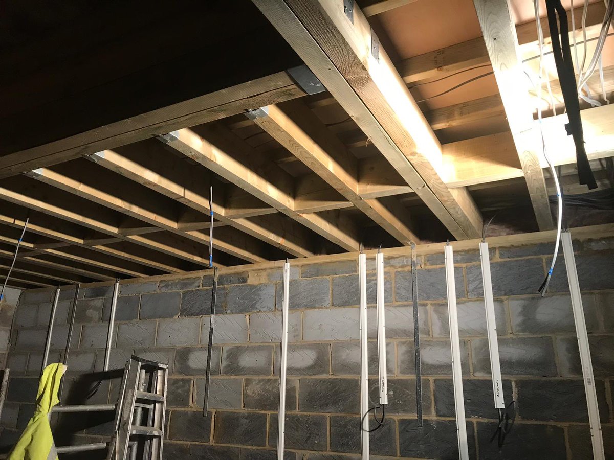 Property24Main's tweet image. First fix electrics installed in kitchen extension #electrical #electricalinstallations #property24maintenance