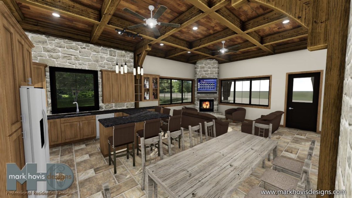 MarkHovisDesign's tweet photo. Shop/House design,weekend getaway,hunting cabin,3 bay shop,master suite, bunkroom,outdoor covered area. Rustic old world feel. Let us know what you think.  Comment, share and like.  #shouse #shop #house #weekend #getaway #rustic #oldworld #retreat #markhovisdesigns https://t.co/w0szE0JUDj